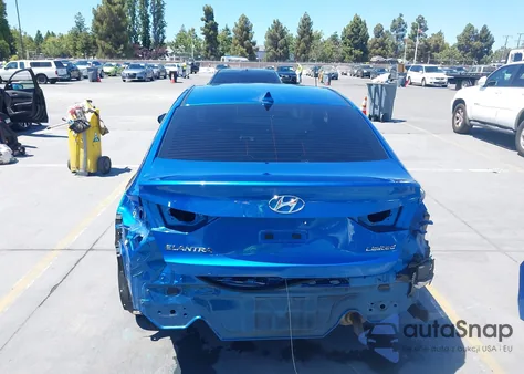 2017 Hyundai Elantra Limited from USA, damaged, VIN 5NPD84LF5HH123986